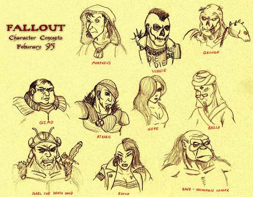 Fallout: A Post Nuclear Role Playing Game - Арты, наброски, концепты, альфа и прочие интересности Fallout: A Post Nuclear Role Playing Game - Арты, наброски, концепты, альфа и прочие интересности